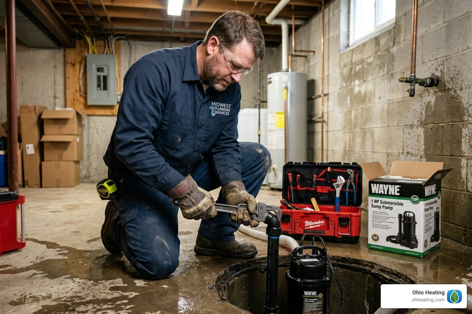 sump pump replacement